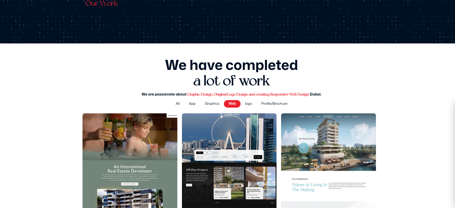 web design portfolio