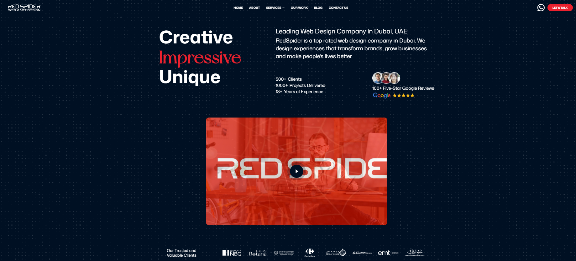 website design company in dubai - redspider-design 5 website design trends in Dubai